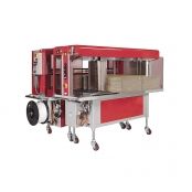 Автоматическая стреппинг машина ТР-702CQ для обвязки гофротары c функцией формирования пачки Автоматическая стреппинг машина ТР-702CQ для обвязки гофротары c функцией формирования пачки